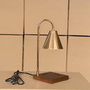 Axyaa Nordic LED Candle Table Lamp with Wood Base for Home Lighting