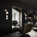 Axya Golden Black Metal Sconces LED Wall Light for Corridor Bathroom Bedside Lamp