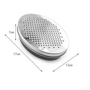 Axyaa Stainless Steel Grater: Double-sided Cheese & Vegetable Tool