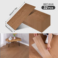Axyaa Wood Grain Self-Adhesive Floor Strips: Peelable & Sticky for Living Room, Bedroom