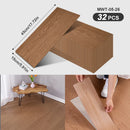 Axyaa Wood Grain Self-Adhesive Floor Strips: Peelable & Sticky for Living Room, Bedroom