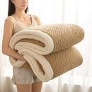 Axyaa 3D Embossed Velvet Thick Blanket Queen Size - Cozy & Warm Fleece Bedspread