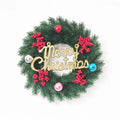 Axyaa Christmas Berry Ball Letter Wreath