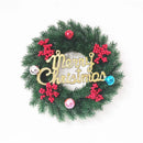 Axyaa Christmas Berry Ball Letter Wreath
