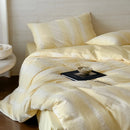 Axyaa Cotton Three-ply Gauze Queen Bedding Set - Soft & Breathable Duvet Cover Set