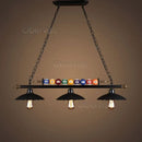Axyaa Retro Industrial Billiard Pendant for Creative Nostalgic Room Decoration