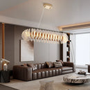 Axyaa Modern Acrylic Chandeliers LED Pendant Lights for Living Dining Room