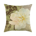 Axyaa Floral Linen Pillowcase 45x45cm
