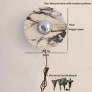 Axyaa Modern Nordic Wooden LED Wall Lamp Glass White Stair Light for Living Room