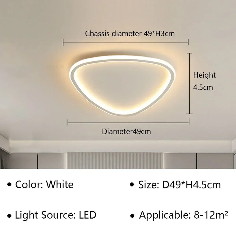 Axyaa Ultrathin LED Ceiling Lamp for Children's Bedroom and Home Decor