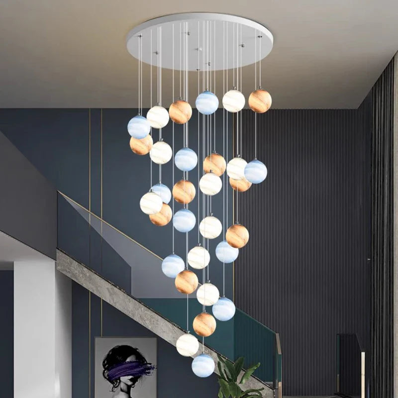 Axyaa Modern LED Chandelier Pendant Hanging Ceiling Light Dining Room Decor