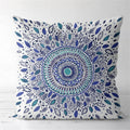 Axyaa Mysterious Pattern Flower Cushion Cover for Home Decor