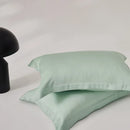 Axyaa Silky Smooth Eucalypt Lyocell Fiber Bamboo Pillowcase Set, Luxury Solid Design