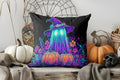 Axyaa Halloween Glow Jack-O'-Lanterns Pillow Cover: Sofa, Bedroom, Car Décor
