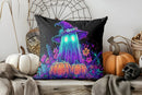 Axyaa Halloween Glow Jack-O'-Lanterns Pillow Cover: Sofa, Bedroom, Car Décor