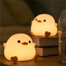 Axyaa Duck Silicone LED Night Light Bedside Lamp