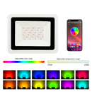 Axyaa RGBW Smart LED Floodlight for Garden Party, 50W/100W, Bluetooth Control