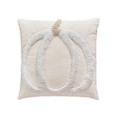 Axyaa Pumpkin Embroidered Halloween Cushion Cover 45x45cm