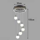 Axyaa LED Chandeliers Pendant Light for Modern Home Decor and Indoor Lighting