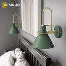 Axyaa Nordic Wall Sconces Bedside Lighting Fixture with Rotary Switch