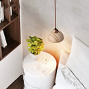 Axya Japanese Style Walnut Log Wood Chandelier Pendant Light