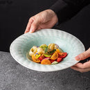 Axyaa Ceramic Salad Bowl: Vintage Style for Soup, Fruit, Sashimi, and Molecular Cooking