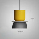 Axyaa Nordic LED Pendant Lamp for Living Bedroom Study Bar Dining Room
