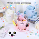 Axyaa Rotatable Pen Holder & Desk Organizer for Students - Multifunctional & Creative Shelf