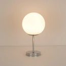 Axya Glass Ball Table Lamp: Elegant LED Light for Home and Office