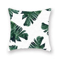 Axyaa Green Leaf Pillowcases for Sofa, Car & Living Room Decor