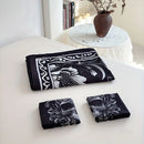 Axyaa Gothic Skull Victoria Baroque Bed Sheet Set for Stylish Bedroom Decor