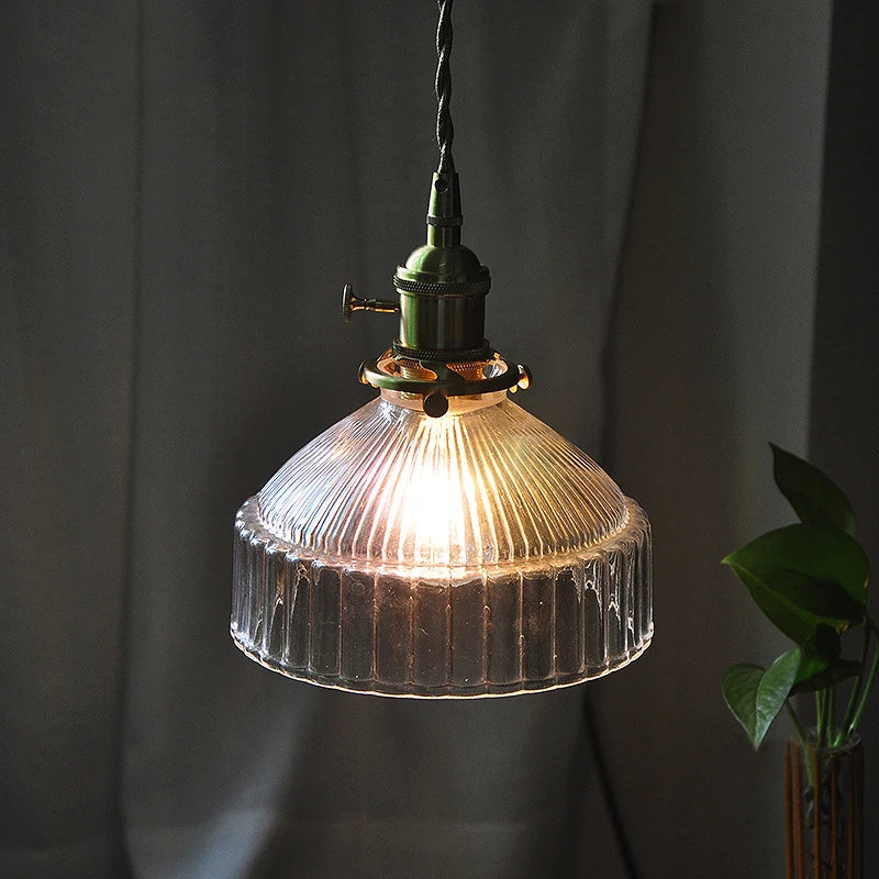 Axyaa Glass Led Ceiling Chandelier - Modern Simple Design for Kitchen and Bedroom