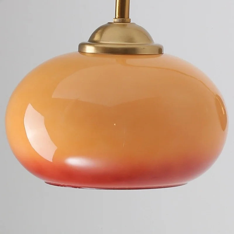 Axyaa Round Glass LED Wall Lights Switch for Indoor Luxury Living Room