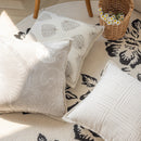Axyaa Beige Throw Cushion Cover 45X45 - Square Pillowcases