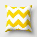 Axyaa Geometric Yellow Pillowcase for Chic Home Decor and Comfort