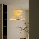 Axyaa Wabi Sabi Silk Pendant Light: Elegant Japanese Design for Living Room, Bedroom, Dining Room