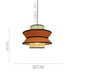 Axyaa Rattan Art Pendant Lights, Colorful Chandelier for Kitchen & Living Room