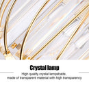Axyaa Modern Glass Ceiling Light Fixture for Home Decor