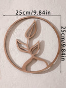 Axyaa Elements Wooden Wall Art Decor - Fire Water Earth Air Design Boho Accent