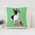 Bull Terrier Art Anime Pillow Cover 40x40 Axyaa Home Decor Throw Pillow