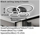 Modern Nordic LED Ceiling Lamp, Dining Room & Living Room Fixture by Axyaa