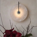 Axyaa Nordic Marble LED Wall Lamp | Circular Restaurant & Bedroom Lighting
