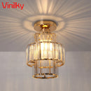Axyaa Crystal LED Ceiling Chandelier for Dining Room & Bedroom