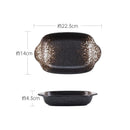 Axyaa Ceramic Baking Basin for Cheese Baked Rice, Commercial and Household Use