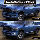 Axyaa LED Fog Lamps for Dodge Ram 2500 Front Bumper Headlights DRL 12V