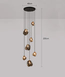 Luxurious Axyaa LED Ceiling Chandelier for Modern Bedroom and Dining Room Lighting