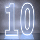 Axyaa Neon Double Digit Acrylic Digital Light for Birthday Party