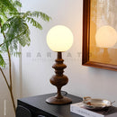 Axyaa Solid Wood Table Lamp E27 Living Room Bedroom Study Hotel Decor