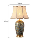 Axyaa Ceramic Desk Lamp: Luxury Classical Table Light for Bedroom, Living Room & Home Décor