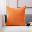 Axyaa Soft Plush Velvet Cushion Cover in Various Colors 45x45